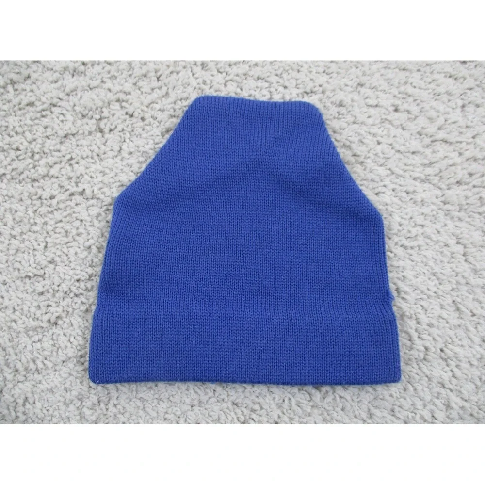 Vintage Bogner Hat Cap Mens Beanie Blue Wool Ski Outdoor Hiking Hong Kong 90s